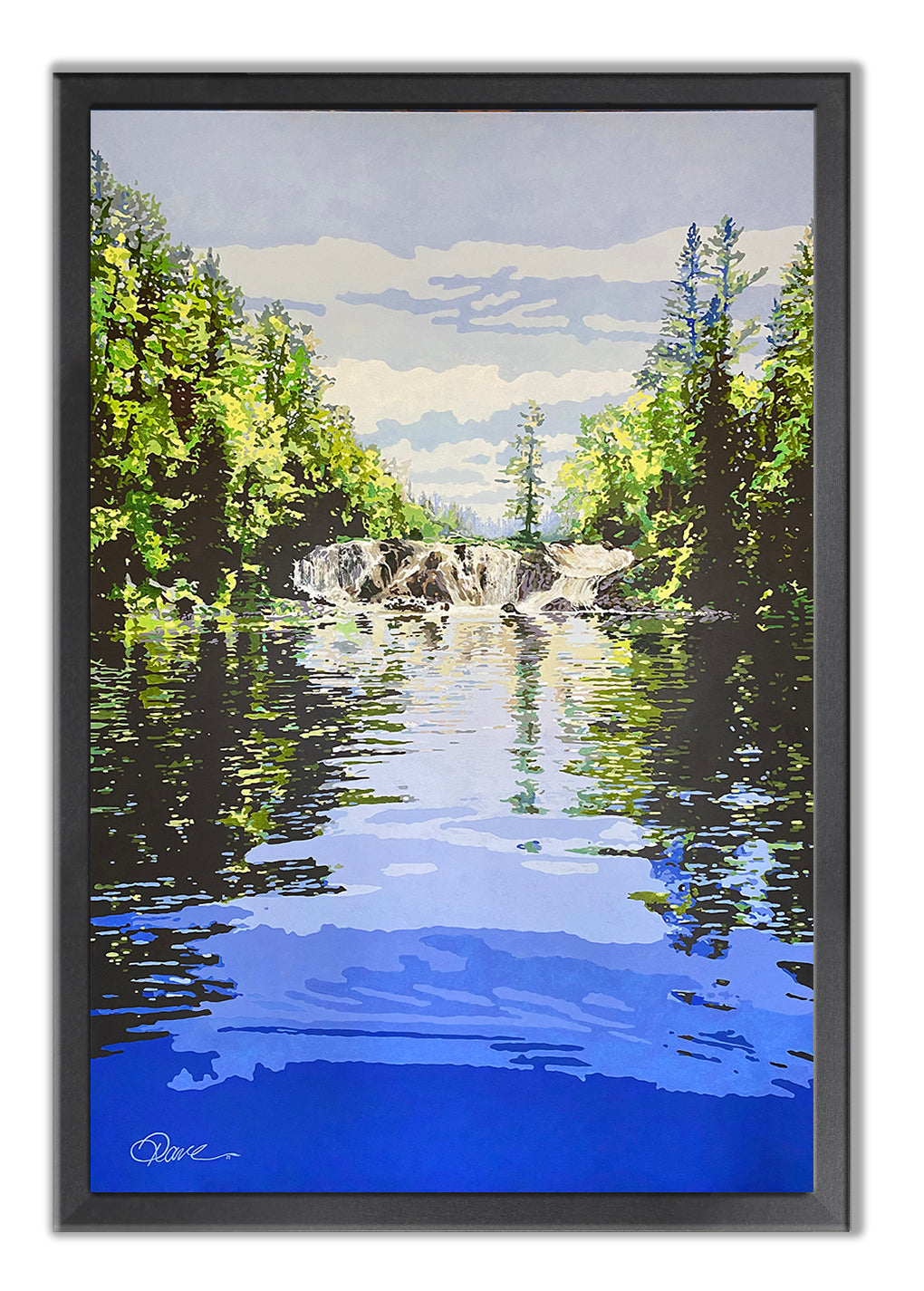 Paresseux Falls 72" x 48"